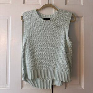 Banana Republic Light Blue Sweater Vest with Open Back - Size Medium